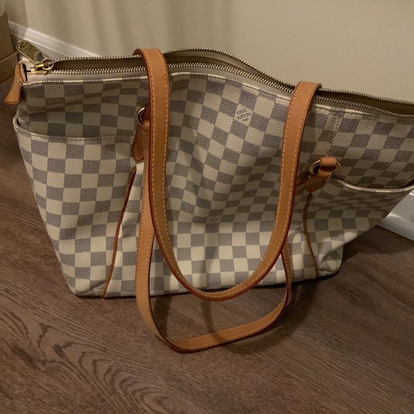 💯 Authentic Louis Vuitton Totally bag Size MM in Damier Azur - Picture 10 of 10